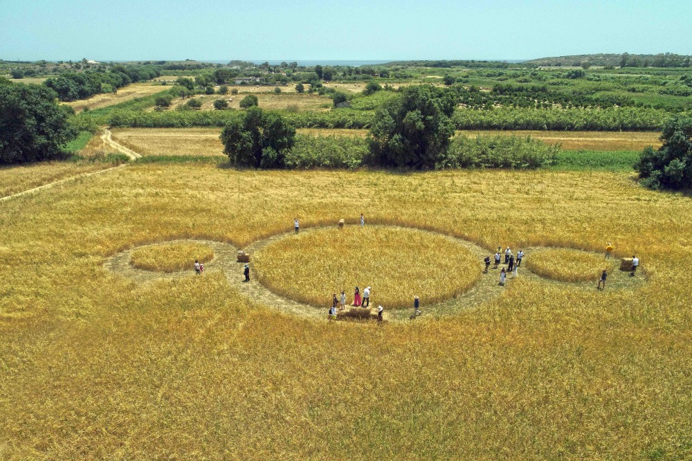 Il Terzo Paradiso di Michelangelo Pistoletto al Parco dell'Anima di Noto nel 2019