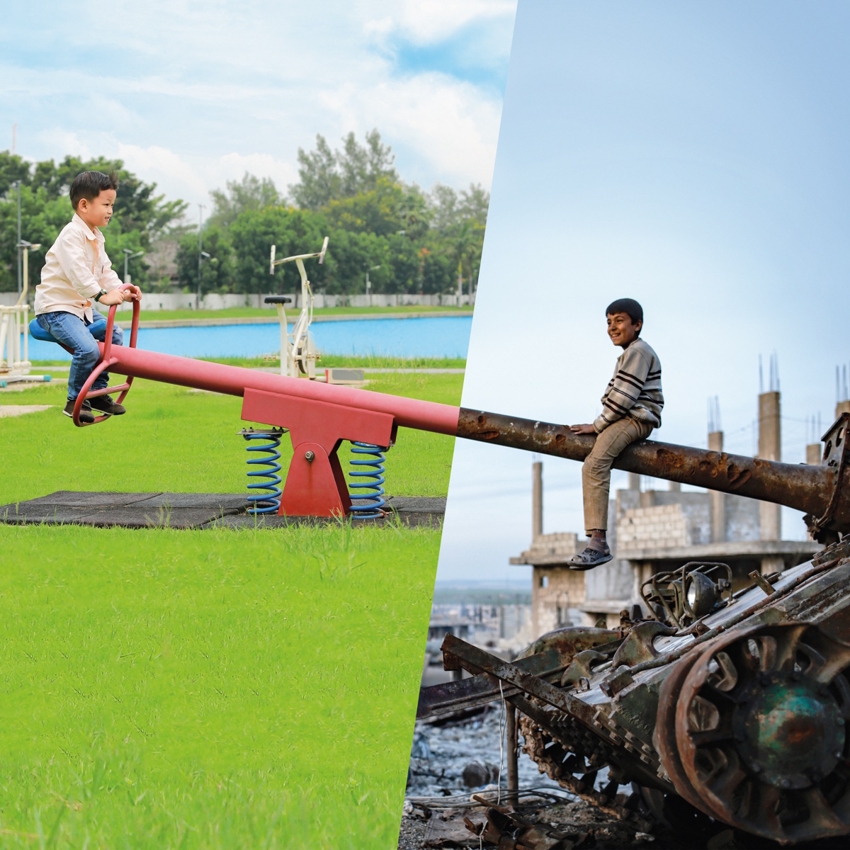 Uğur Gallenkuş, Children Are Children First–Seesaw, 2015, Foto: Yasin Akgül