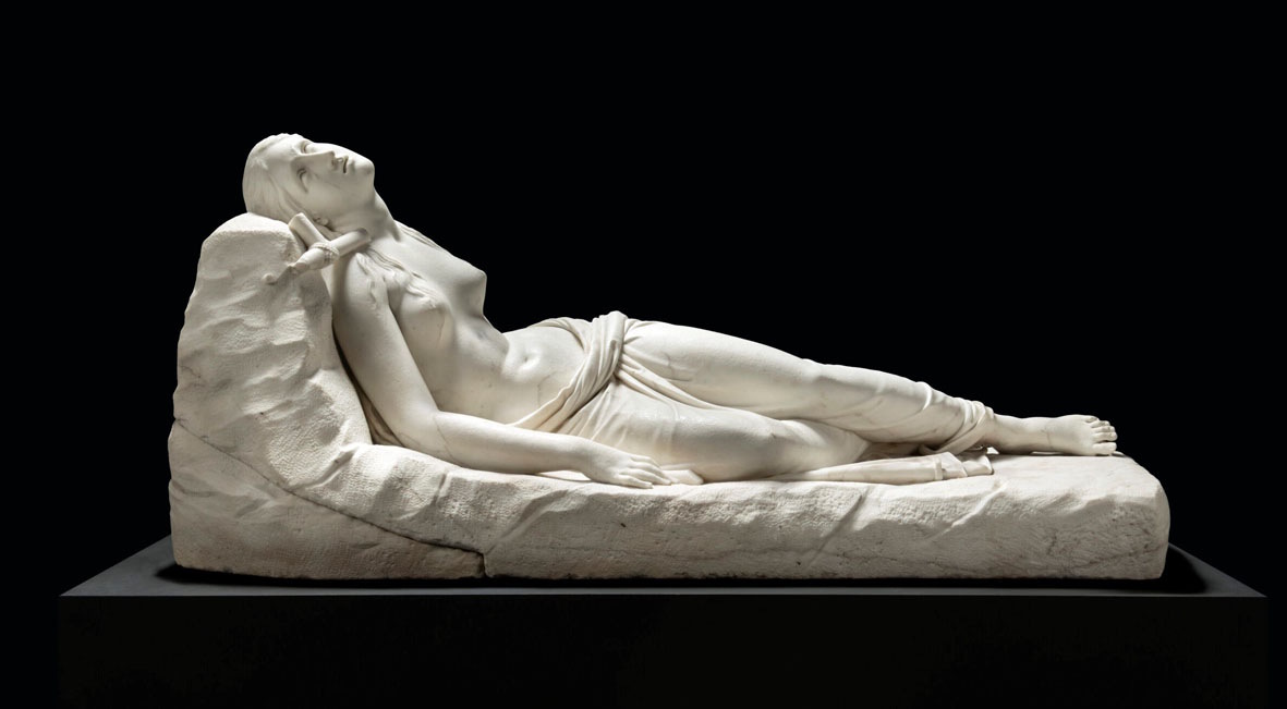 Antonio Canova, Maddalena Giacente, 1819, gesso, Museo Gypsoteca Antonio Canova, Possagno