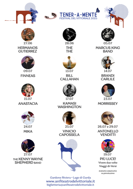 Cartellone 2025 festival Tener-a-mente