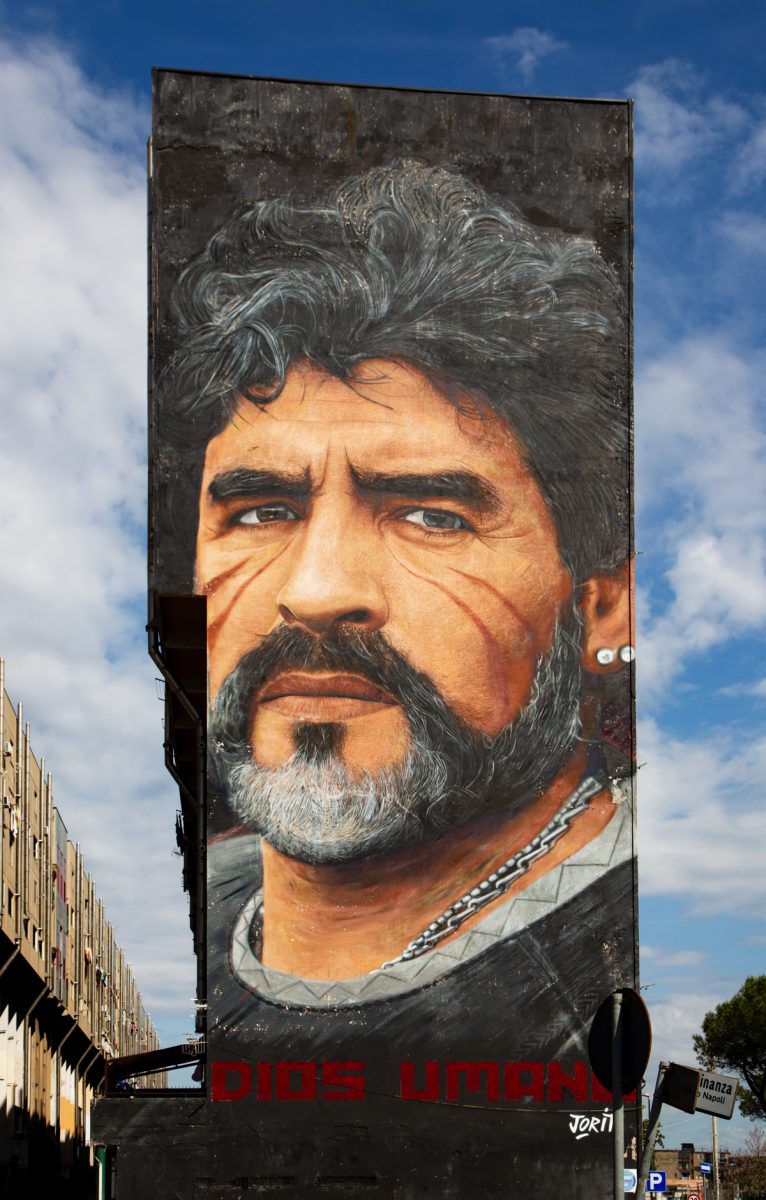 Maradona murale Jorit