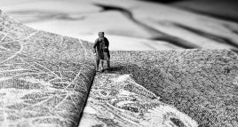 Andrea Lelario, Taccuino II, 2019_20, penna punta micron 003 su carta, cm. 10,5 X 6, photo Andrea Lelario