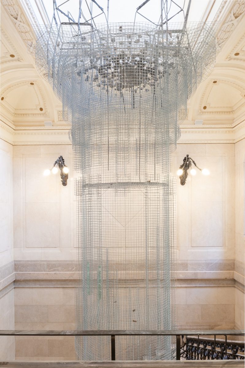 Monumento di Edoardo Tresoldi Procuratie Vecchie Venezia foto Jacopo Valentini