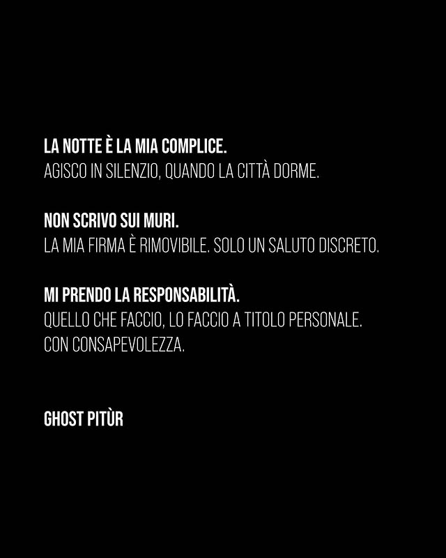 Manifesto Ghost Pitùr 