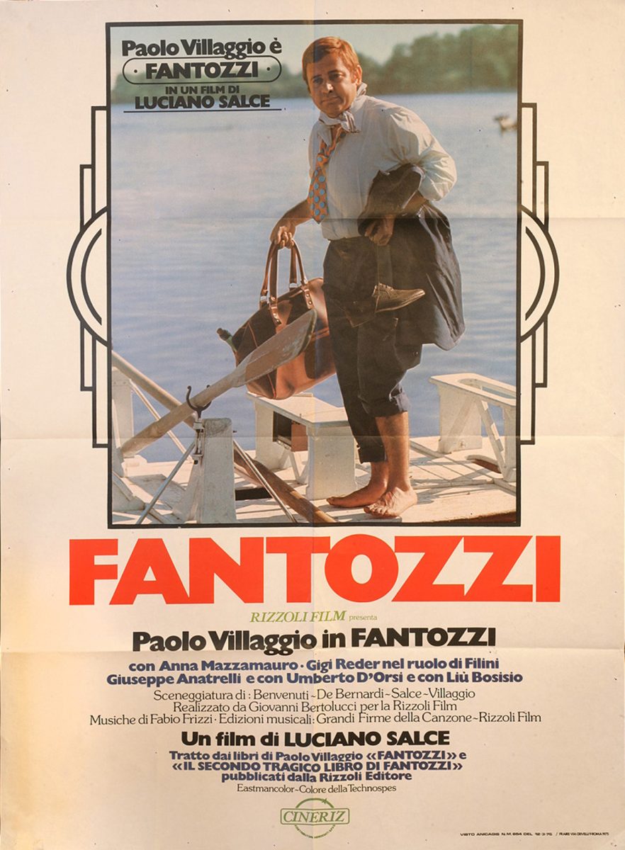 Manifesto originale del film Fantozzi (1975) – Collezione Guido Andrea Pautasso