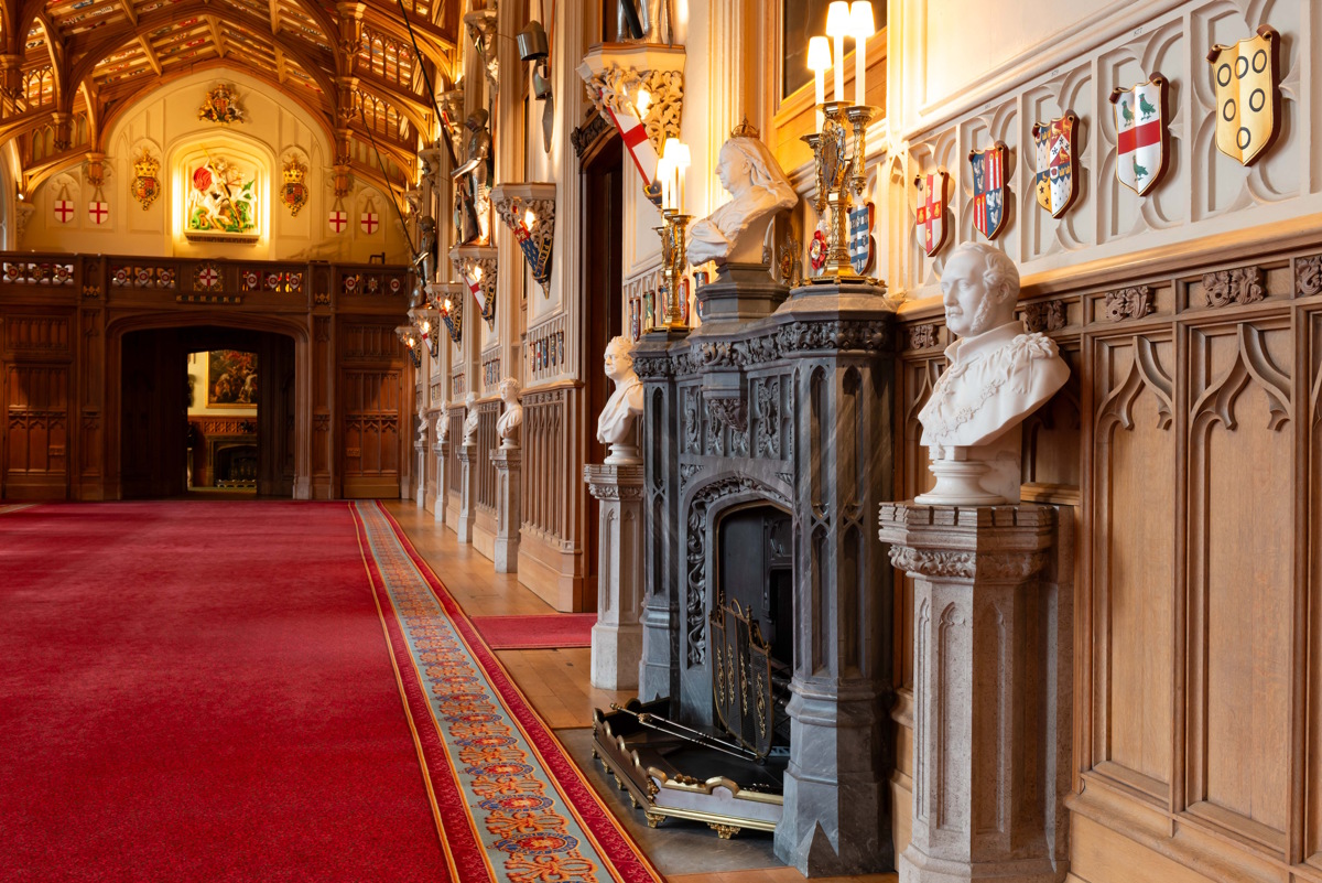 The bust of Prince Albert has been on display in St George’s Hall at Windsor Castle for more than 100 years, now seen by over a million visitors each year.