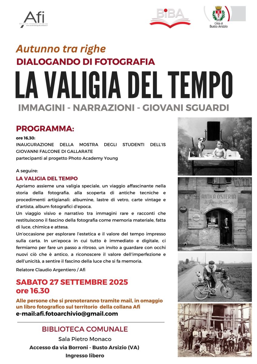LA VALIGIA DEL TEMPO - 2025 - BUSTO ARSIZIO