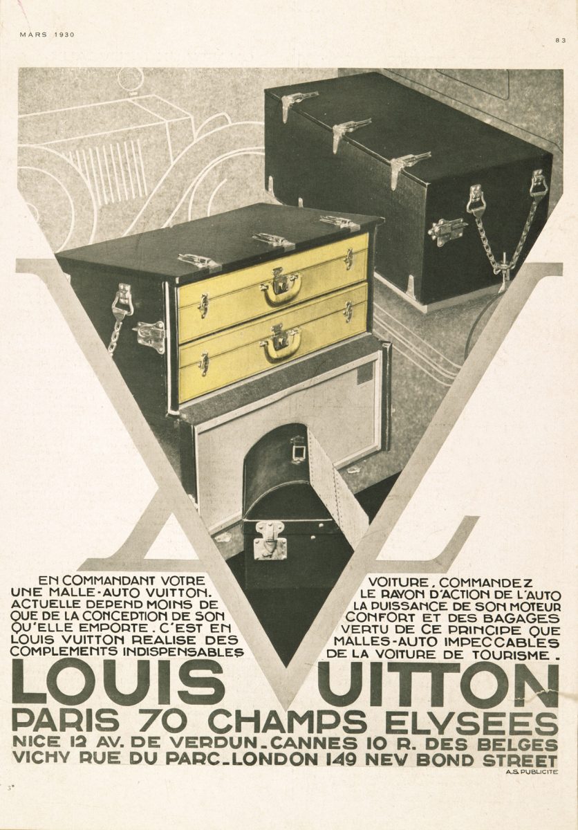 LOUIS VUITTON 1897 PREMIER PROTOTYPE DE MALLE-AUTO