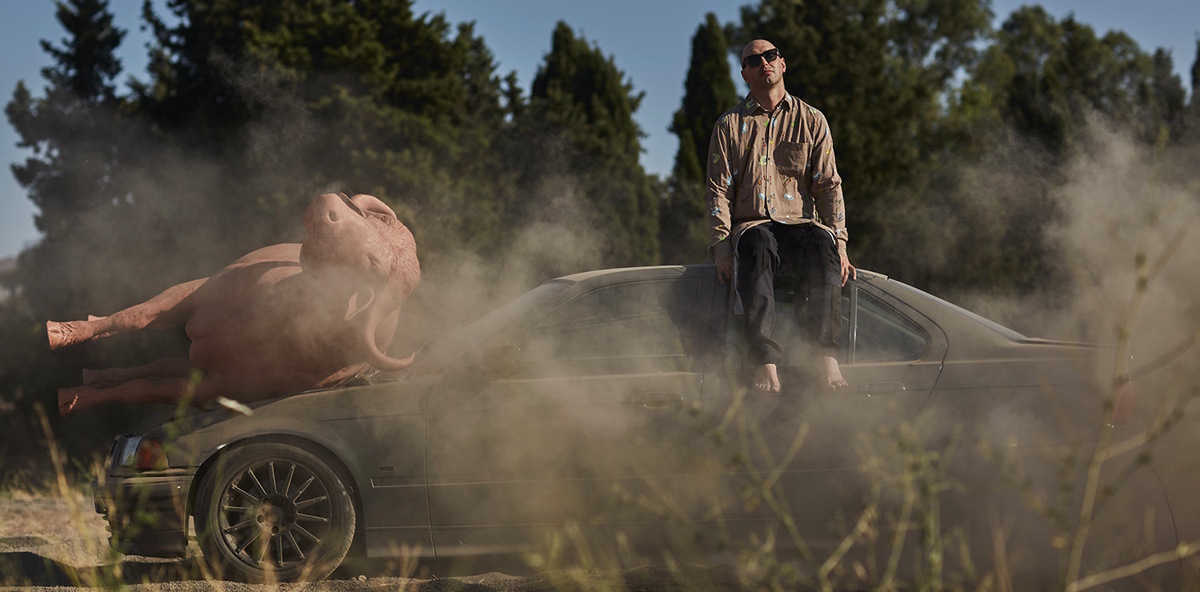 Il trofeo Chimera del FORMULA 1 PIRELLI GRAN PREMIO D’ITALIA 2025 disegnato da Nico Vascellari e commissionato da Pirelli in collaborazione con Pirelli HangarBicocca. Courtesy Studio Nico Vascellari. Foto: A. Osio.