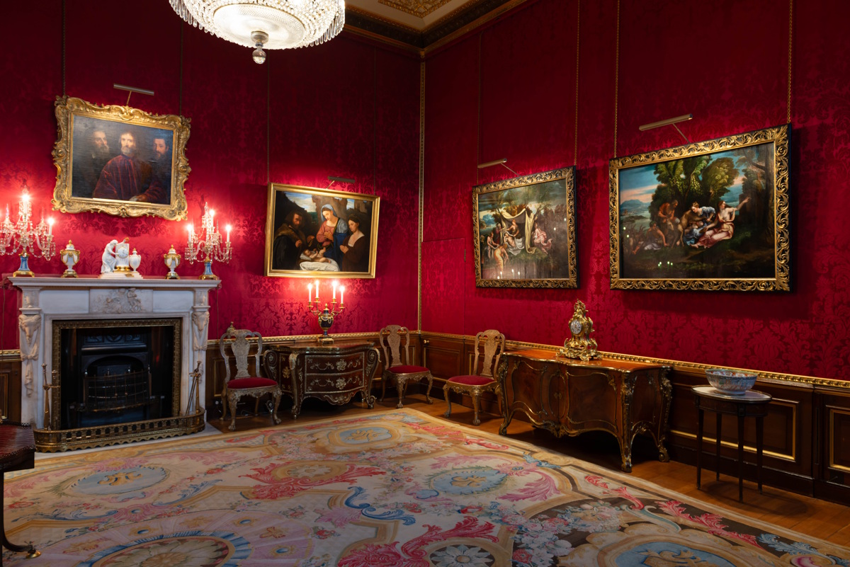 The painting forms part of a new display in the King’s Bedchamber, one of the historic State Apartments that can be seen on a visit to Windsor Castle