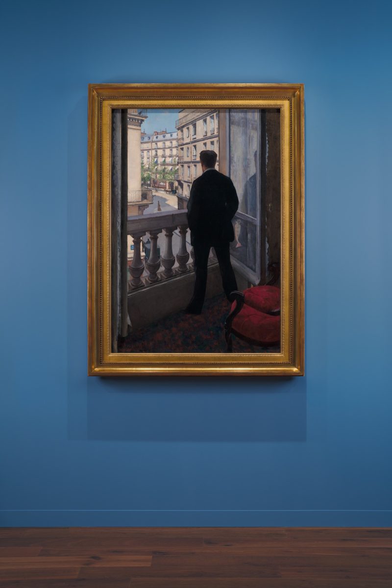 Gustave Caillebotte - Young Man at his Window / In situ via Louis Vuitton