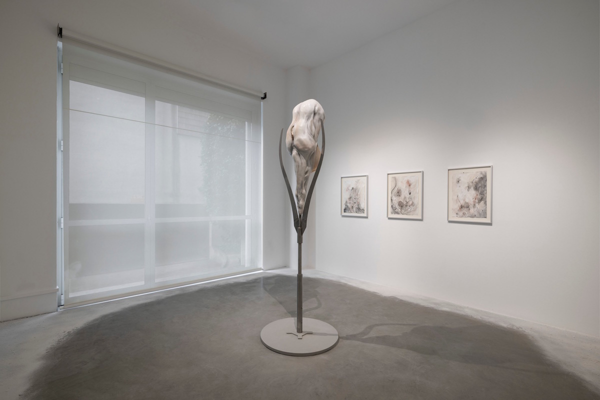 Ivana Bašić, Fantasy vanishes in flesh, 2025, exhibition view Francesca Minini, Milano