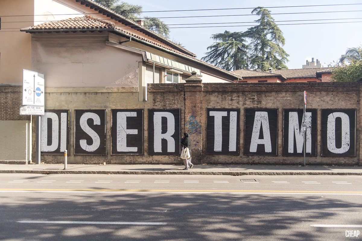 AFFISSIONE CONTRO LA GUERRA - CHEAP × EMERGENCY, Bologna