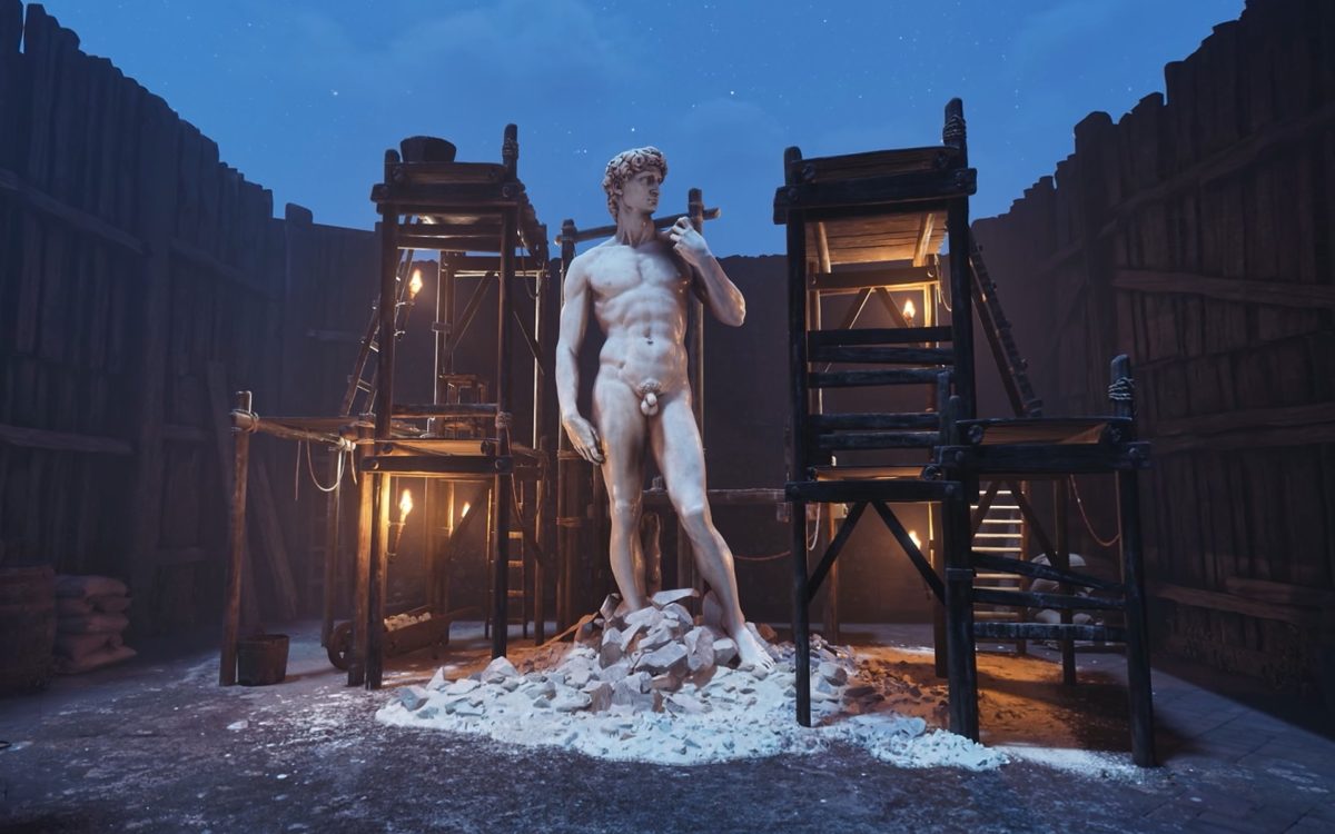 MICHELANGELO’S DAVID Live the creation