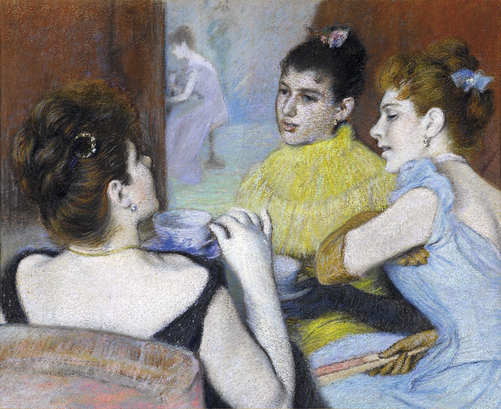 Federico Zandomeneghi, Il tè, collezione privata.