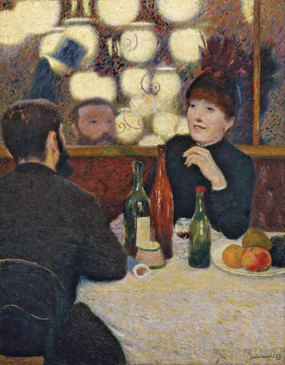Federico Zandomeneghi, Al Caffé Nouvelle Athènes, 1885, collezione privata.