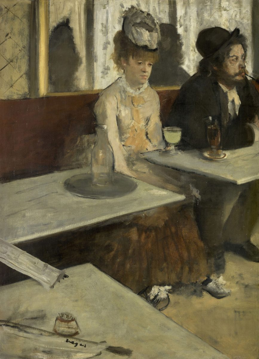 Edgar Degas, Dans un café, 1876, Paris, Musée d’Orsay. Photo Credit: RMN-Grand Palais / Adrien Didierjean/ Dist. Foto SCALA, Firenze