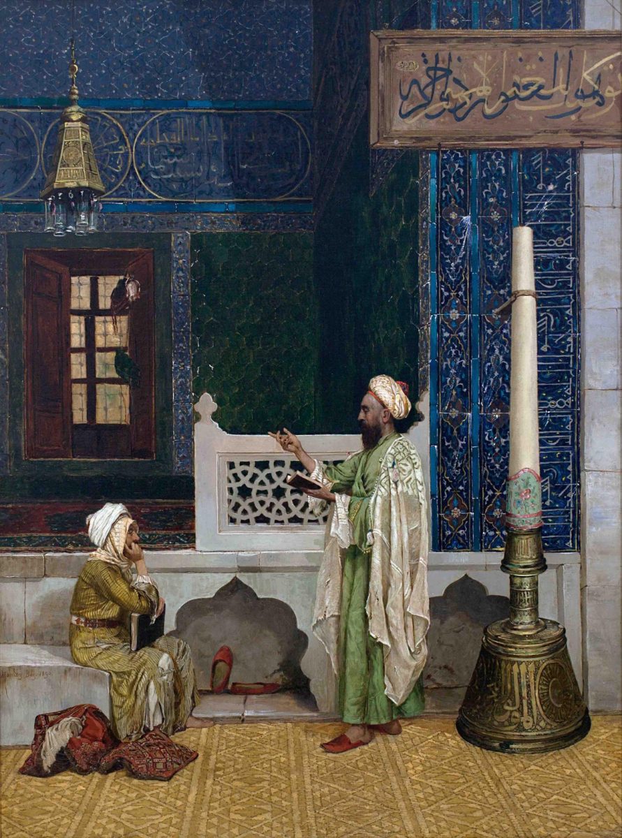 © Osman Hamdi Bey (Ottoman Turkish, 1842–1910) La mosquée verte de Brousse (The Green Mosque, Bursa), 1890 Oil on canvas, Lusail Museum, Qatar Museums