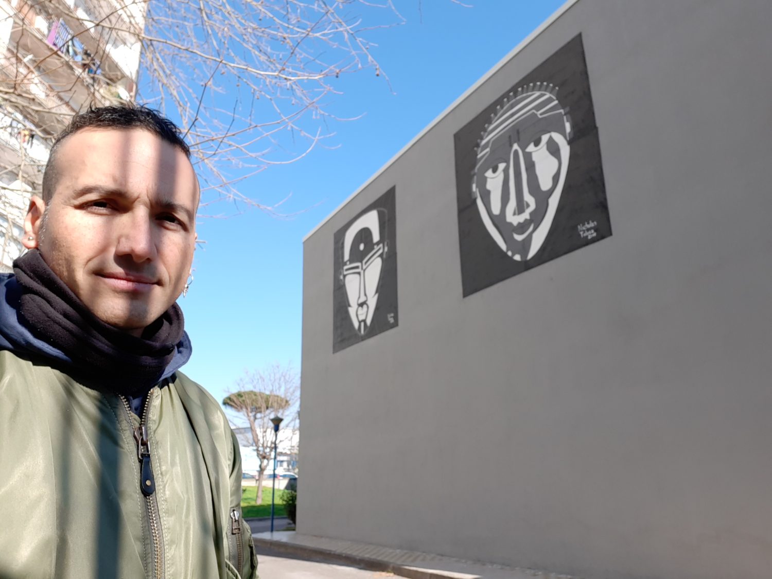 Opera di Nicholas Tolosa esposta alle Scuderie Estensi di Tivoli