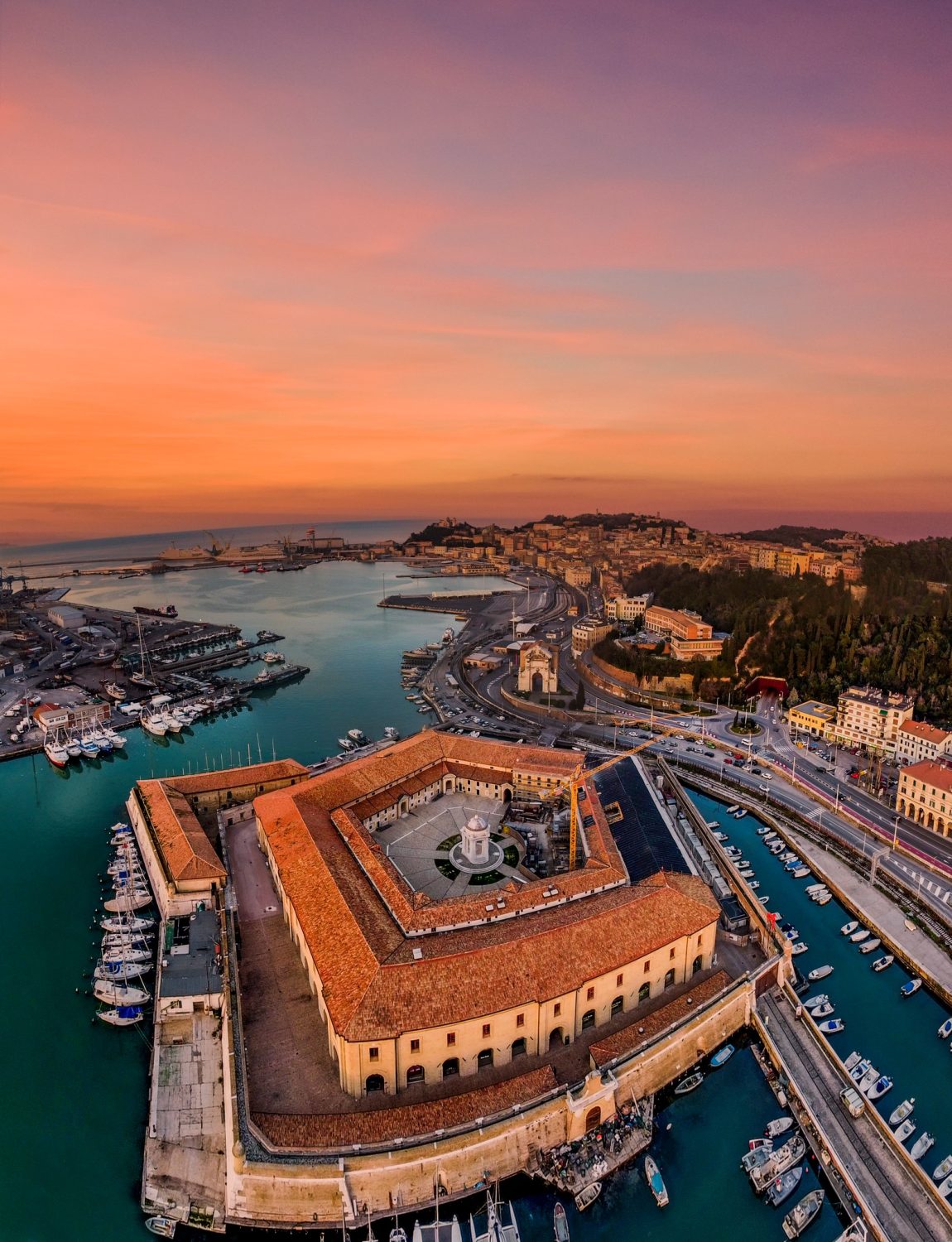 Veduta della Mole Vanvitelliana di Ancona, protagonista del programma culturale 2028