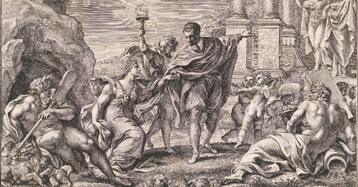 Particolare di un'opera di Carlo Maratti legata alla rassegna Libri al Museo al Museo di Roma a Palazzo Braschi