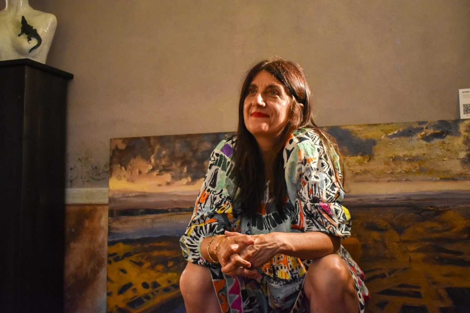 Ritratto di Cinzia Bontempi curatrice della mostra Periferia a Milano