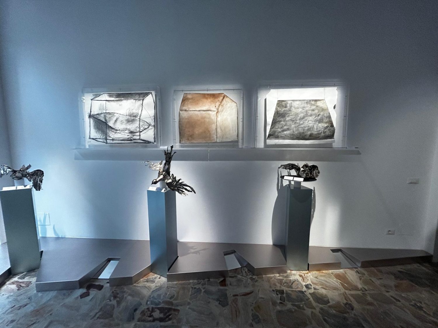 Veduta di un'opera di Giuliano Collina dalla serie Dal Cielo