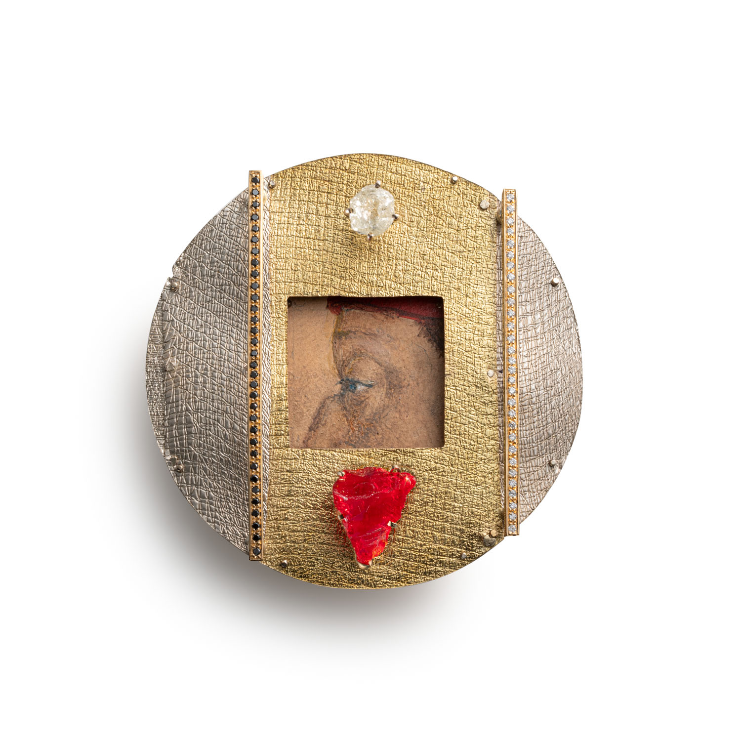 Gioiello dedicato a Federico da Montefeltro nella mostra orafa Nostalgia di futuro a Urbino