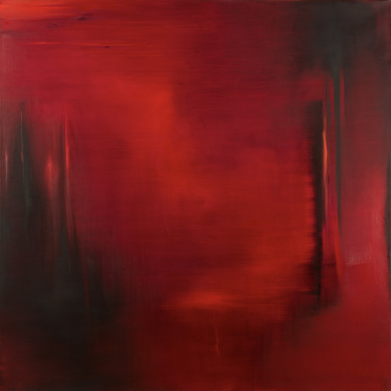 Opera astratta di Jelena Rajovic esposta alla Moiré Gallery Milano