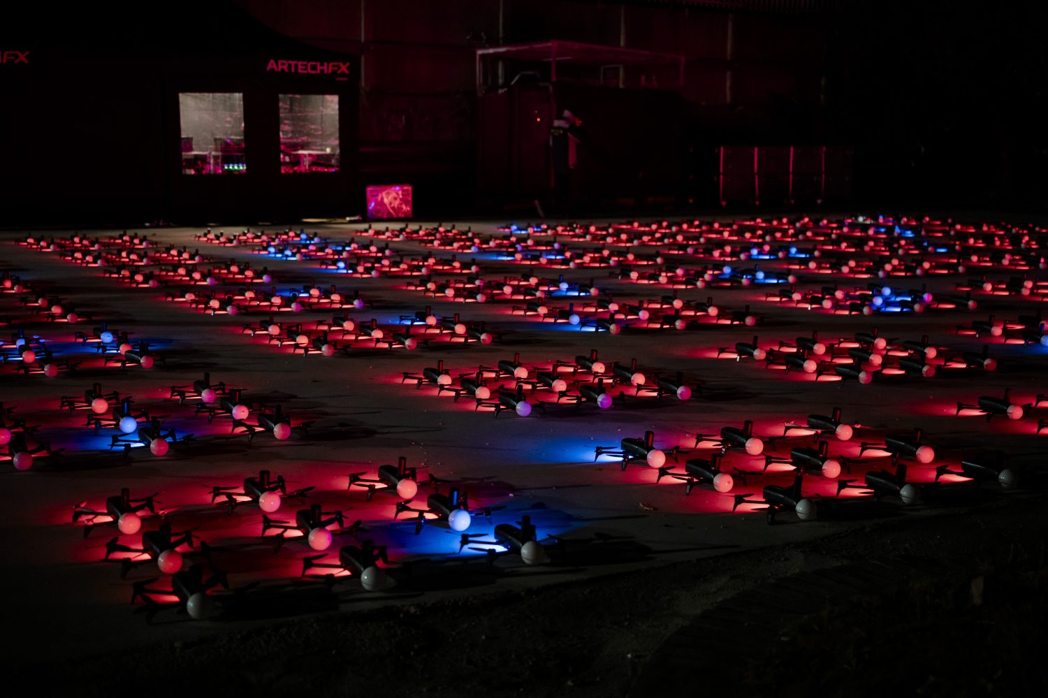 Allestimento scenico dell'evento Artech ispirato a Il Piccolo Principe