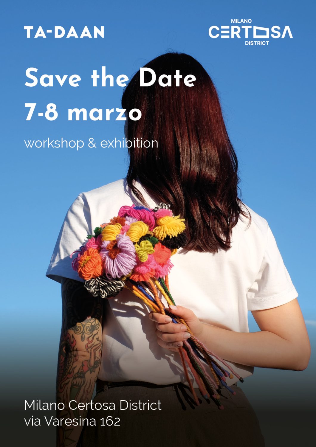 Vista di allestimenti e lavori artigianali legati alla community TA-DAAN.