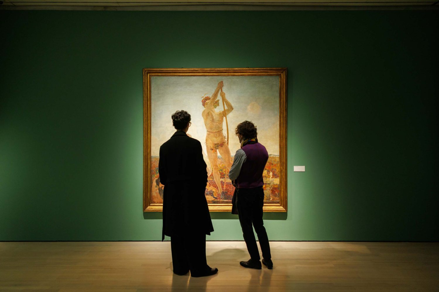 Veduta dell'allestimento della mostra Anselmo Bucci al Mart di Rovereto