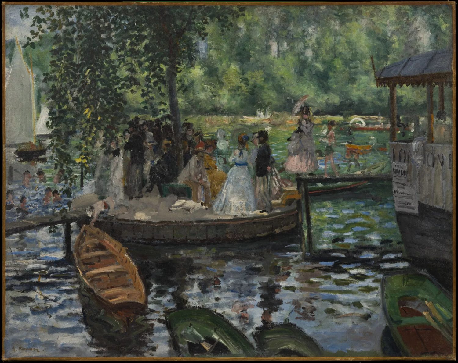 Coppia che danza nel dipinto Danse à la ville di Auguste Renoir