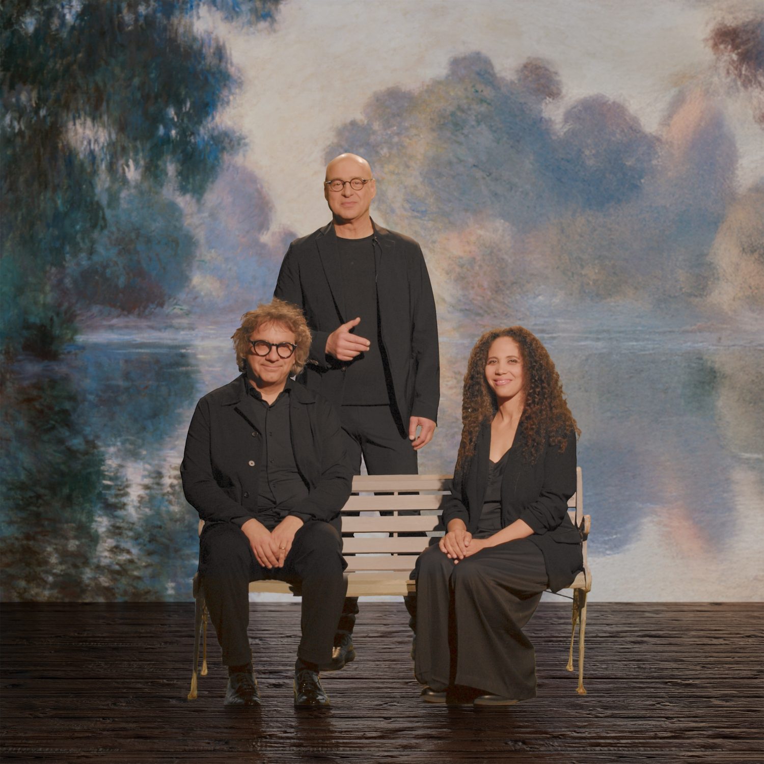 Marco Goldin, Remo Anzovino e Daniela Savoldi per lo spettacolo Monet. Una vita a colori